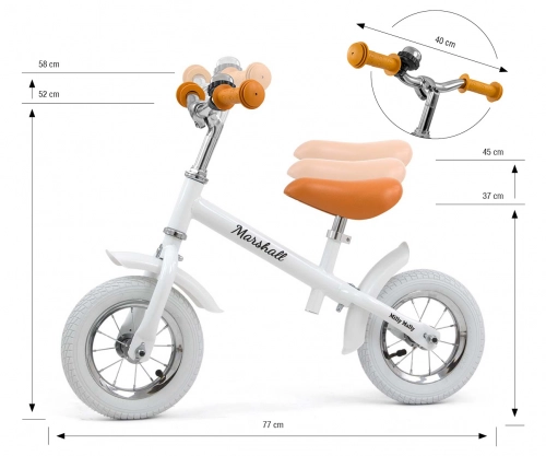 Balansa ritenis Milly Mally Marshall Air White