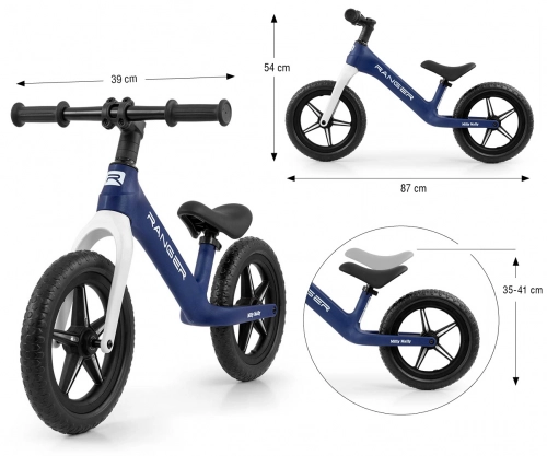 Беговел Milly Mally Ranger Flash Navy