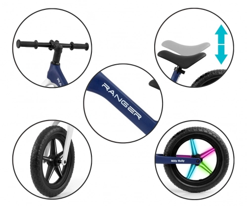 Беговел Milly Mally Ranger Flash Navy