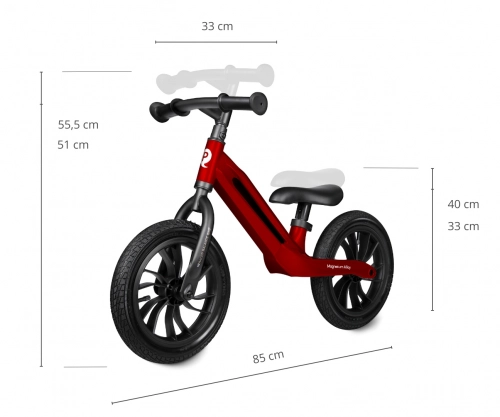 Balansa ritenis Qplay Racer New Red