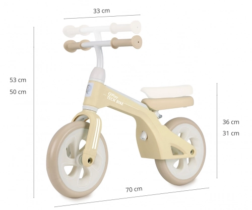 Balansa ritenis Qplay Tech Cream