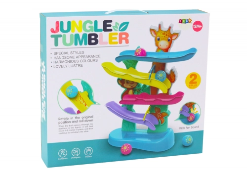 Ball Slide Giraffe Monkey Sounds Colorful