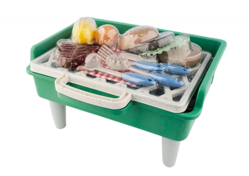 Barbecue Set Grill Food Cutlery Plates Cups