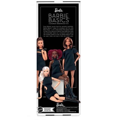 Barbie Basics lelle No5 - Curvy & Brunette JBH73