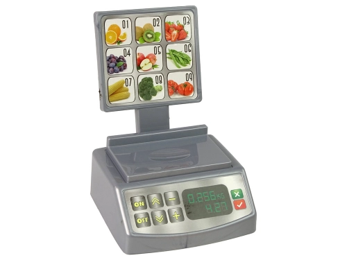 Basket With Fruith And Vegetables For Slicing And Market Weight