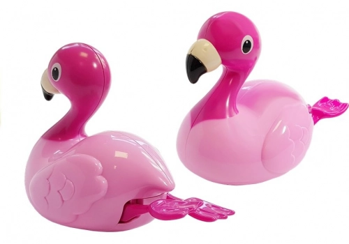 Bath Flamingo Floats on water