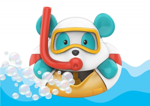 Bath Toy Bubble Generator Teddy Bear