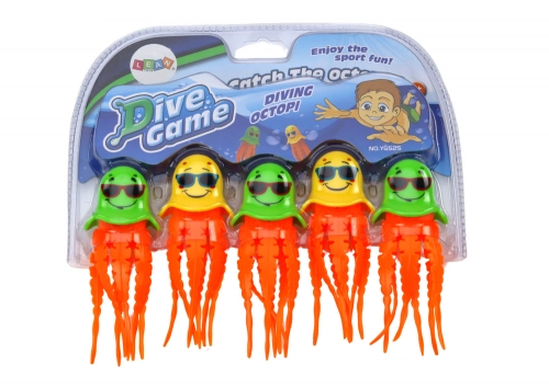 Bath Toys Jellyfish Diving Set 6 Pieces