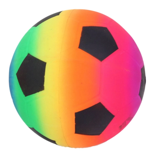 Beach Ball Rubber Palm Rainbow Colorful Football 22cm