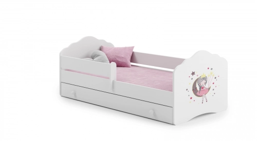 Bērnu gulta FALA 140x70 ar atvilktni Sleeping princess