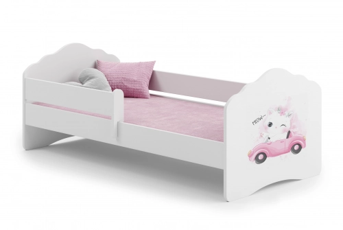 Детская кровать FALA с защитным бортиком 160x80 Cat