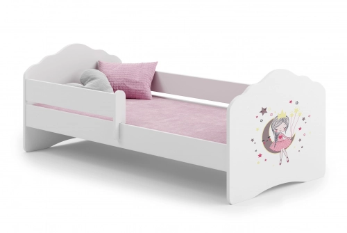Bērnu gulta FALA ar drošības barjeru 160x80 Sleeping princess