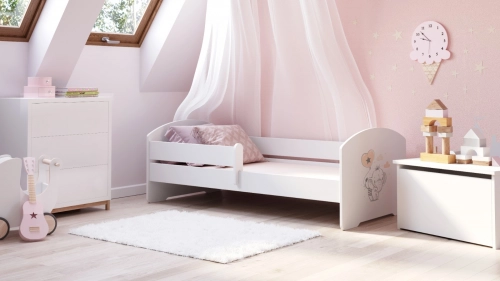 Детская кровать LUK 140x70 с бортиком Elephant