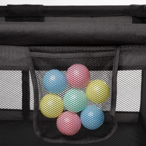 Bērnu manēža Kidwell FANKO 120x180 Black