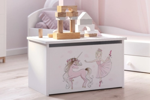Bērnu rotaļlietu kaste DARIA Unicorn