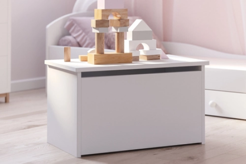Bērnu rotaļlietu kaste DARIA white
