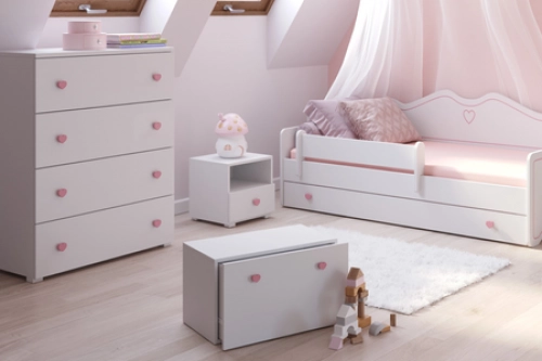 Bērnu rotaļlietu kaste INGA pink