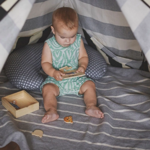 Детский плед Alba 75x100cm grey