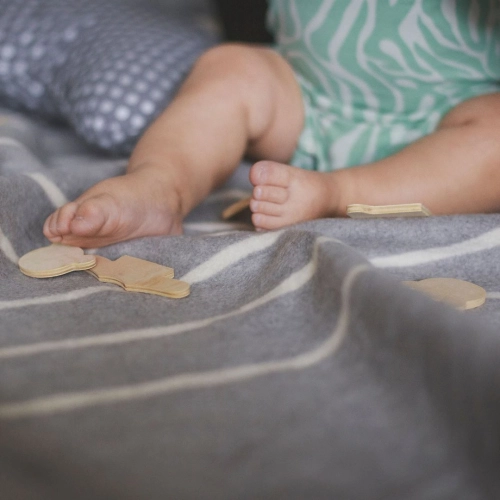 Детский плед Alba 75x100cm grey