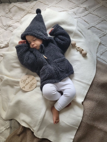 Детский плед Oslo 75x100cm ecru