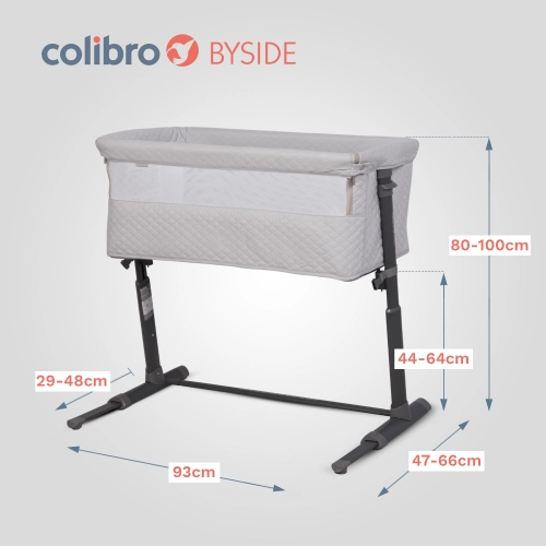 Детская колыбель Colibro Byside Cloud