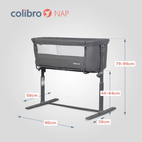 Bērnu šūpulis Colibro Nap Onyx