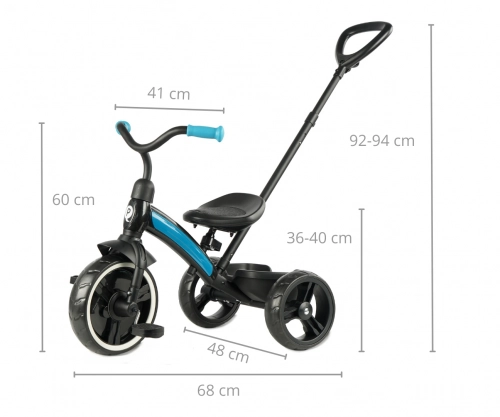 Bērnu trīsritenis Qplay Elite Plus New Blue