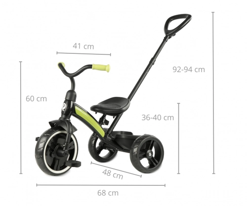 Bērnu trīsritenis Qplay Elite Plus New Green