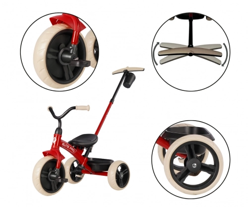 Bērnu trīsritenis Qplay Elite Pro Red