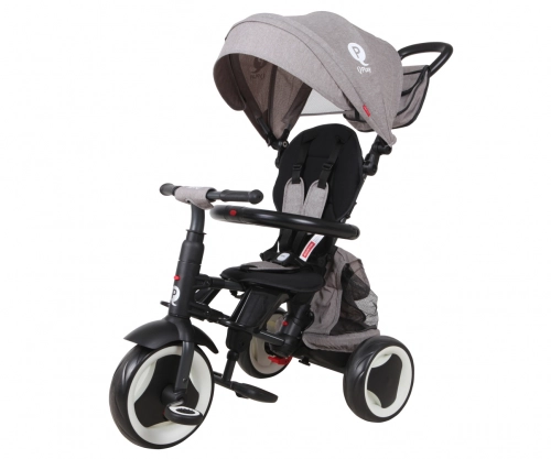 Bērnu trīsritenis Qplay Rito Plus Grey