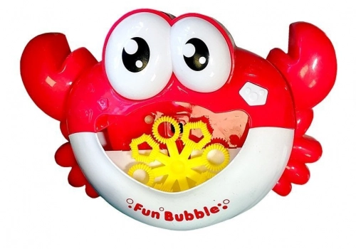 Bubble Making Machine Blower Solution Bubbles Maker Automatic Machine Crab Red