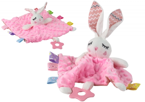 Bunny Plush Cuddly Toy Blanket Tubs Teether Rattle