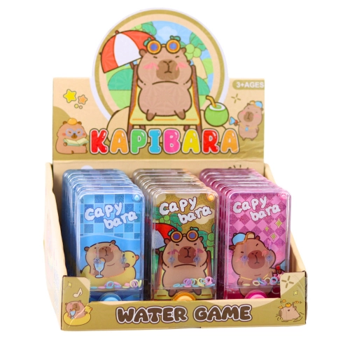 Capybara Water Arcade Game, Mixed Color, 12.5 cm