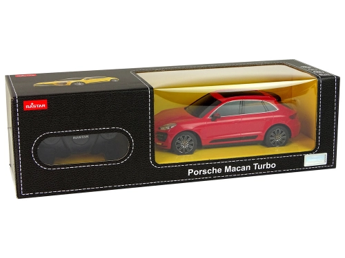 Car R/C Porsche Macan Turbo 1:24 Rastar Red