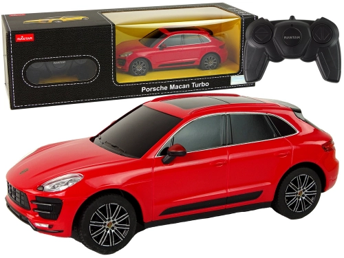 Car R/C Porsche Macan Turbo 1:24 Rastar Red