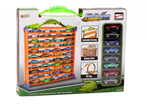 Car Track Parking 2in1 Garage Springs 360 Loop* Set