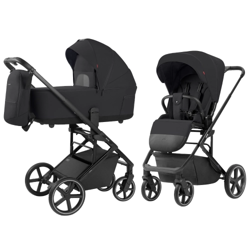 Carrello Alfa CRL-6522 Rock Black Bērnu rati 2in1