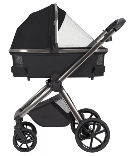 Carrello Omega 2024 2in1 Absolute Black Bērnu Ratiņi