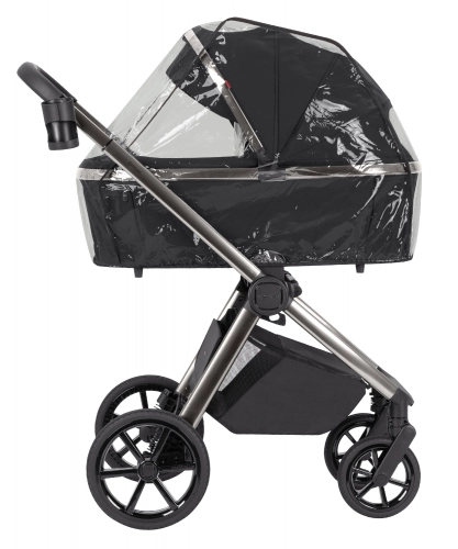 Carrello Omega 2024 2in1 Absolute Black Bērnu Ratiņi