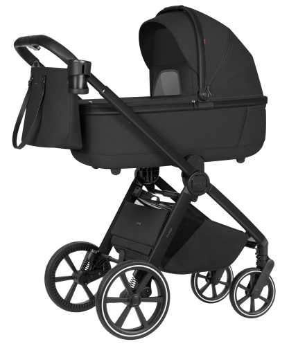 CARRELLO Omega CRL-6531 Denim Black Bērnu rati 2in1