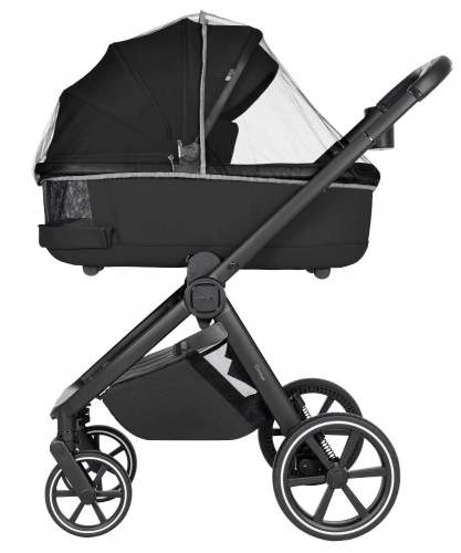 CARRELLO Omega CRL-6531 Denim Black Bērnu rati 2in1