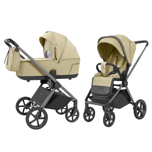 CARRELLO Ultra CRL-6527 Soft Beige Bērnu rati 2in1