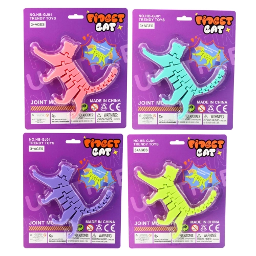 Cat Puzzle Fidget 3D Puzzle Flexible Bendable Mix