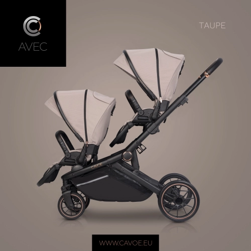 Cavoe Avec Taupe Dvīņu rati