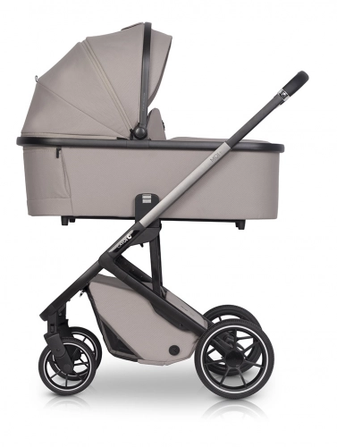 Cavoe Moi+ Taupe Bērnu rati 2in1