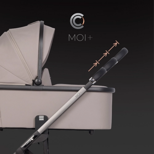 Cavoe Moi+ Taupe Bērnu rati 2in1