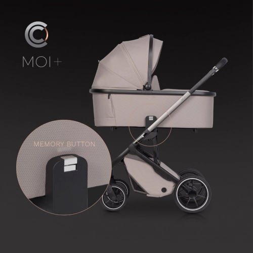 Cavoe Moi+ Taupe Bērnu rati 2in1