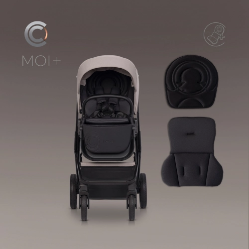 Cavoe Moi+ Taupe Bērnu rati 2in1