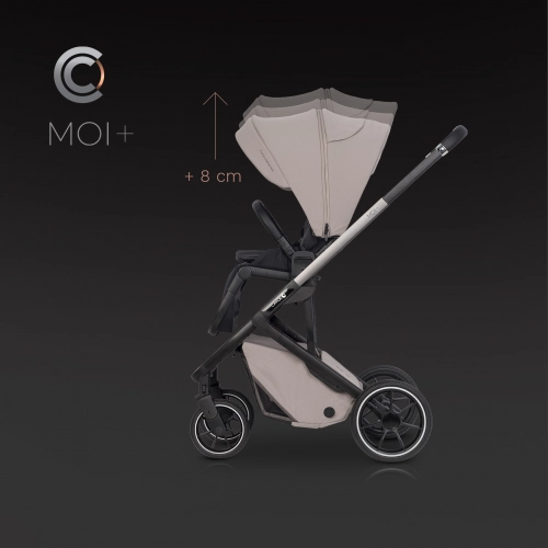 Cavoe Moi+ Taupe Bērnu rati 2in1