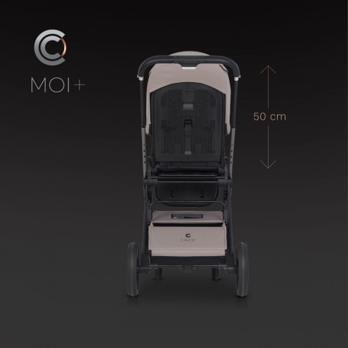 Cavoe Moi+ Taupe Bērnu rati 2in1